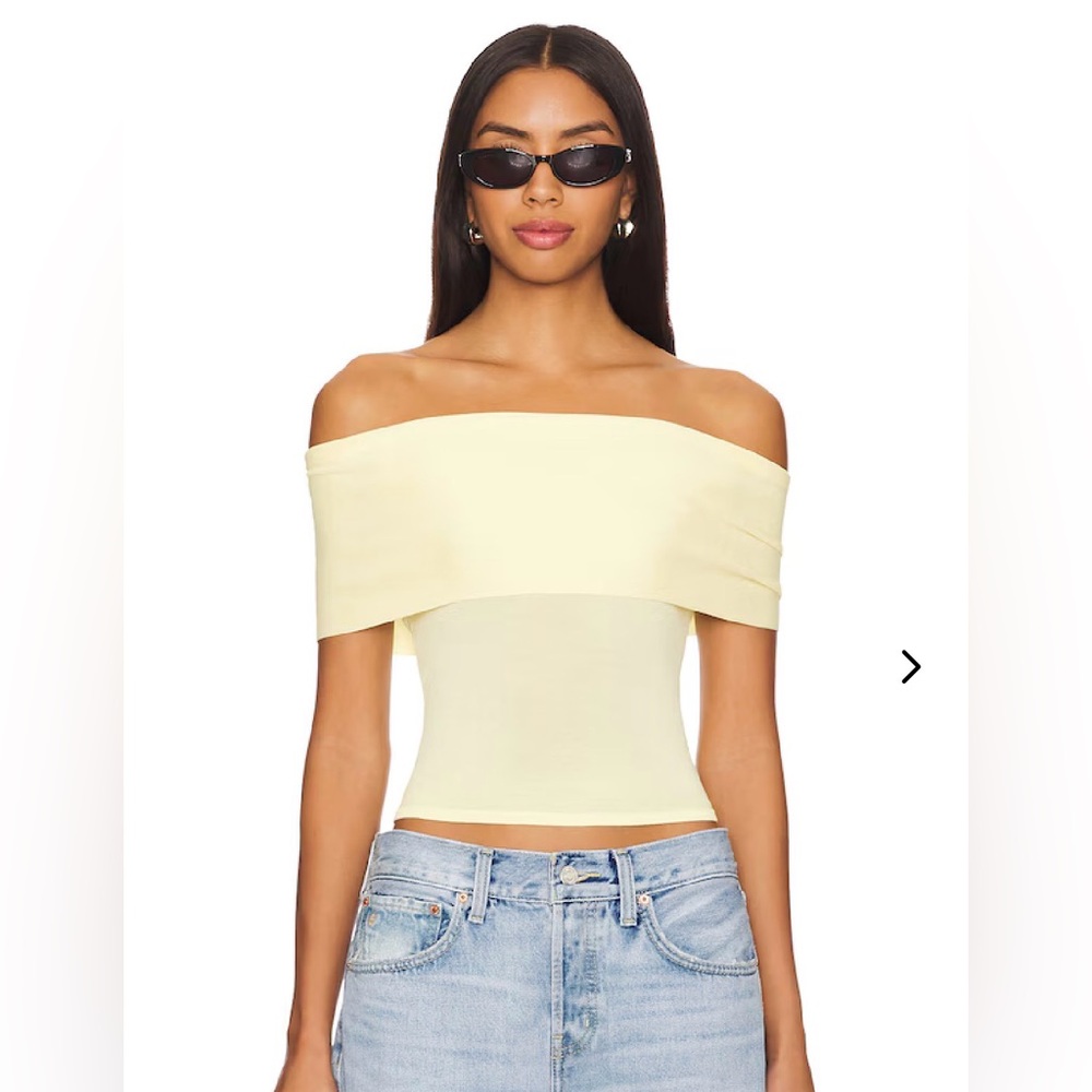 Lovers and Friends Anita Top in Pastel Yellow